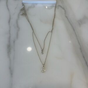 Necklace with  “S” Initial Pendant